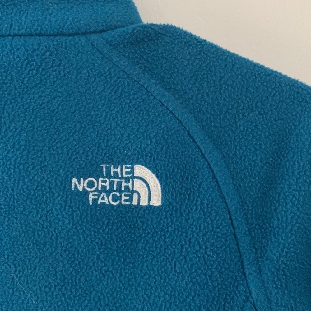 Teal blue green The North Face Jacket size XS zipper casual pockets - Picture 16 of 16